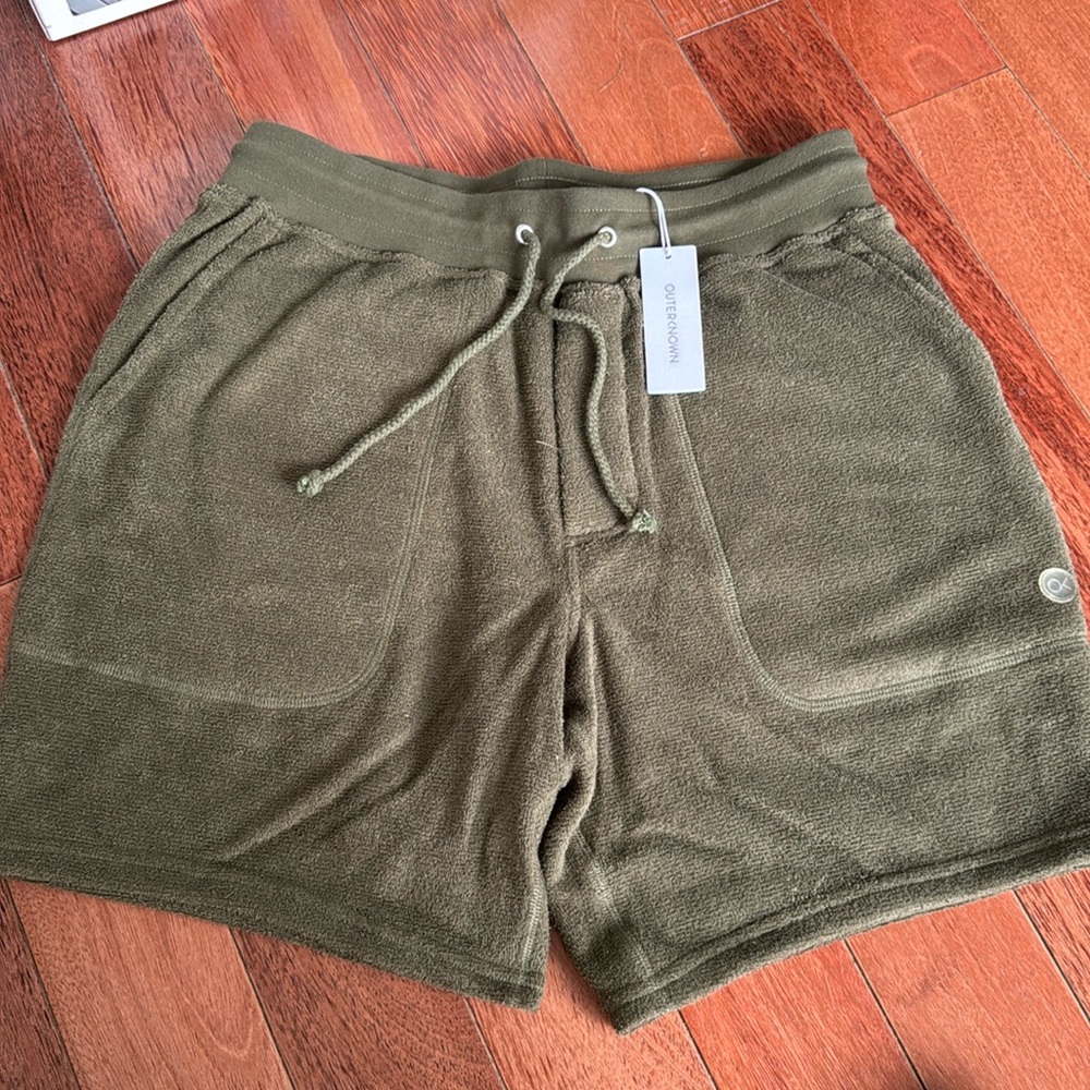 brand new outerknown hightide sweatshorts size small